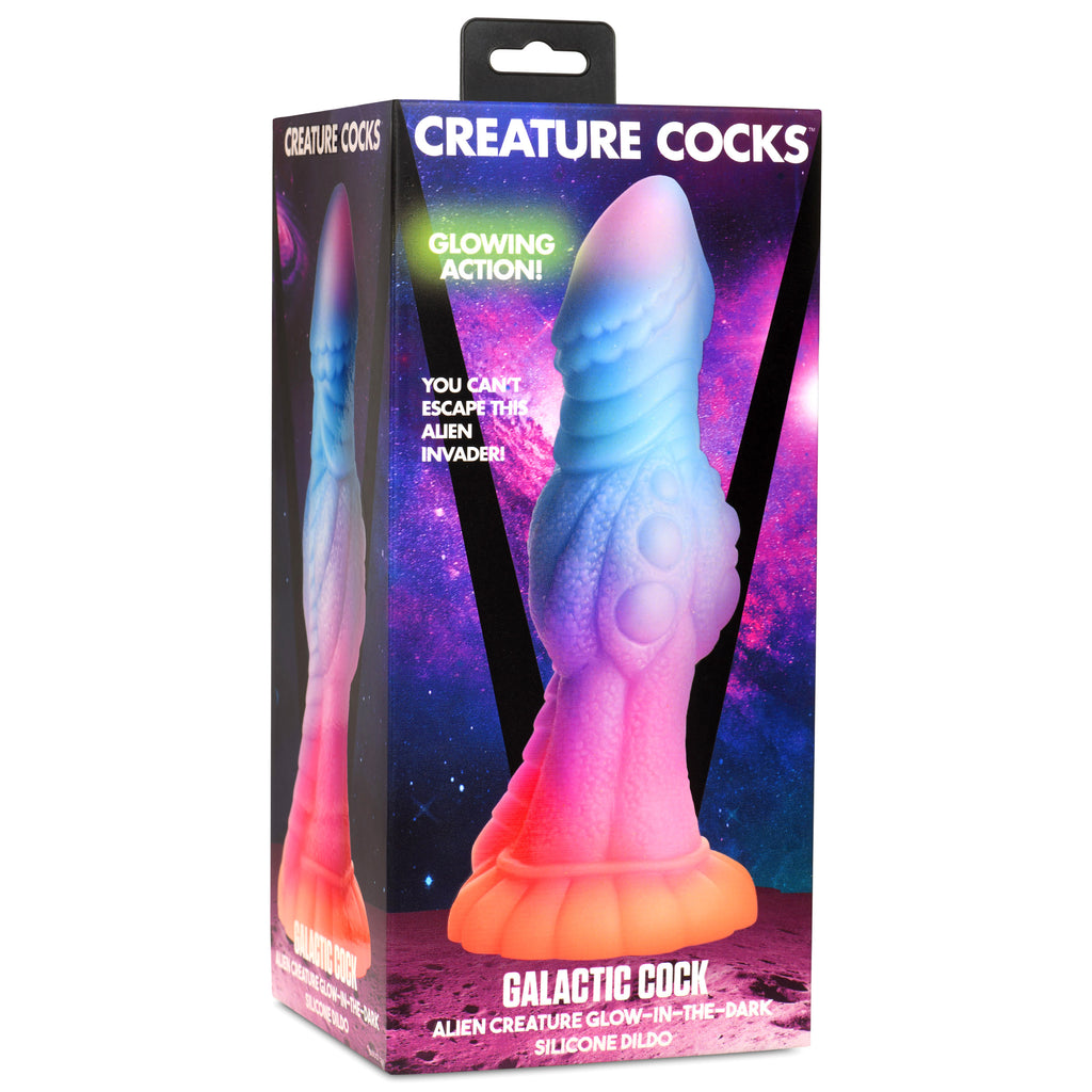Creature Cocks Galactic Cock Alien Creature Glow in the Dark Dildo