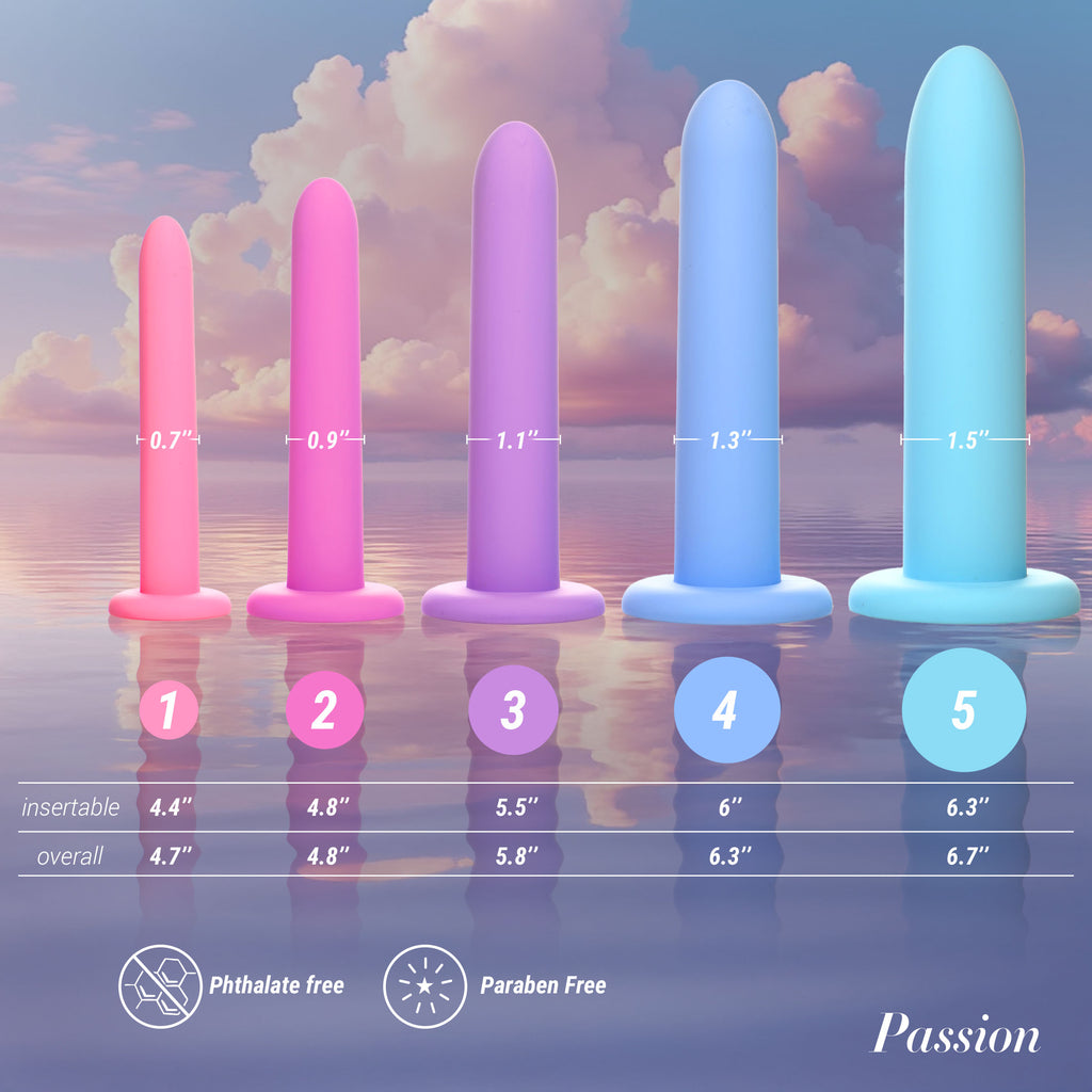 Passion Silicone Pelvic Kegel Exerciser Set