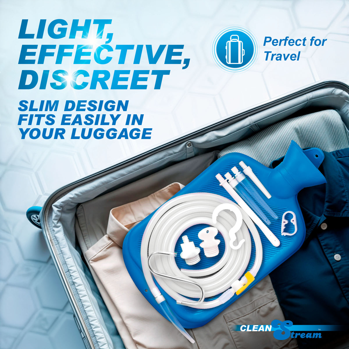 Deluxe Shower Enema Kit with 5 Tips