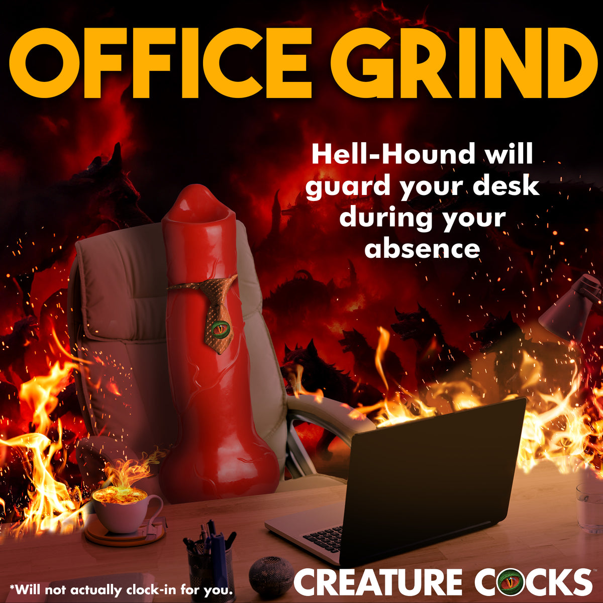 Giant Hell-Hound Canine Dildo