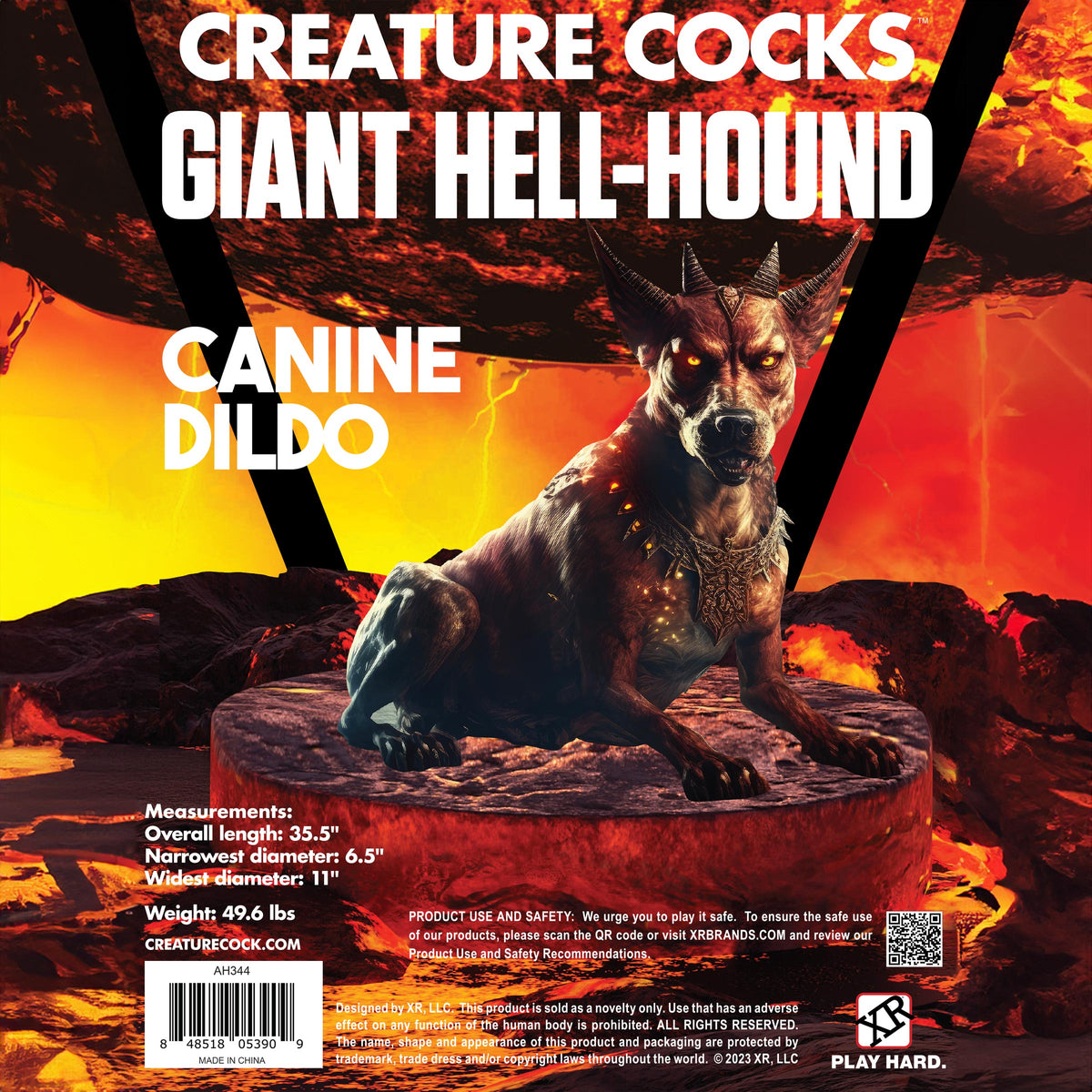 Giant Hell-Hound Canine Dildo