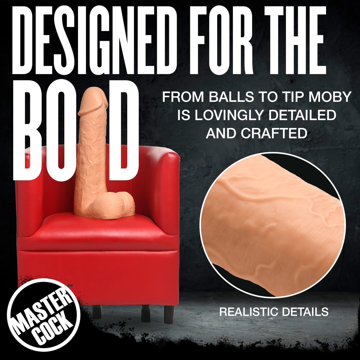 Moby 2 Foot Tall Super Dildo - Light