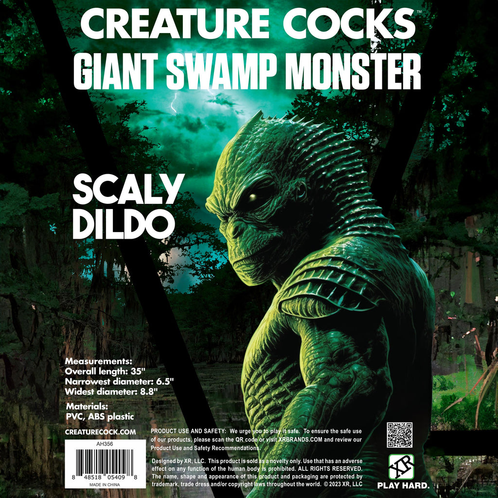 Giant Swamp Monster Scaly Dildo