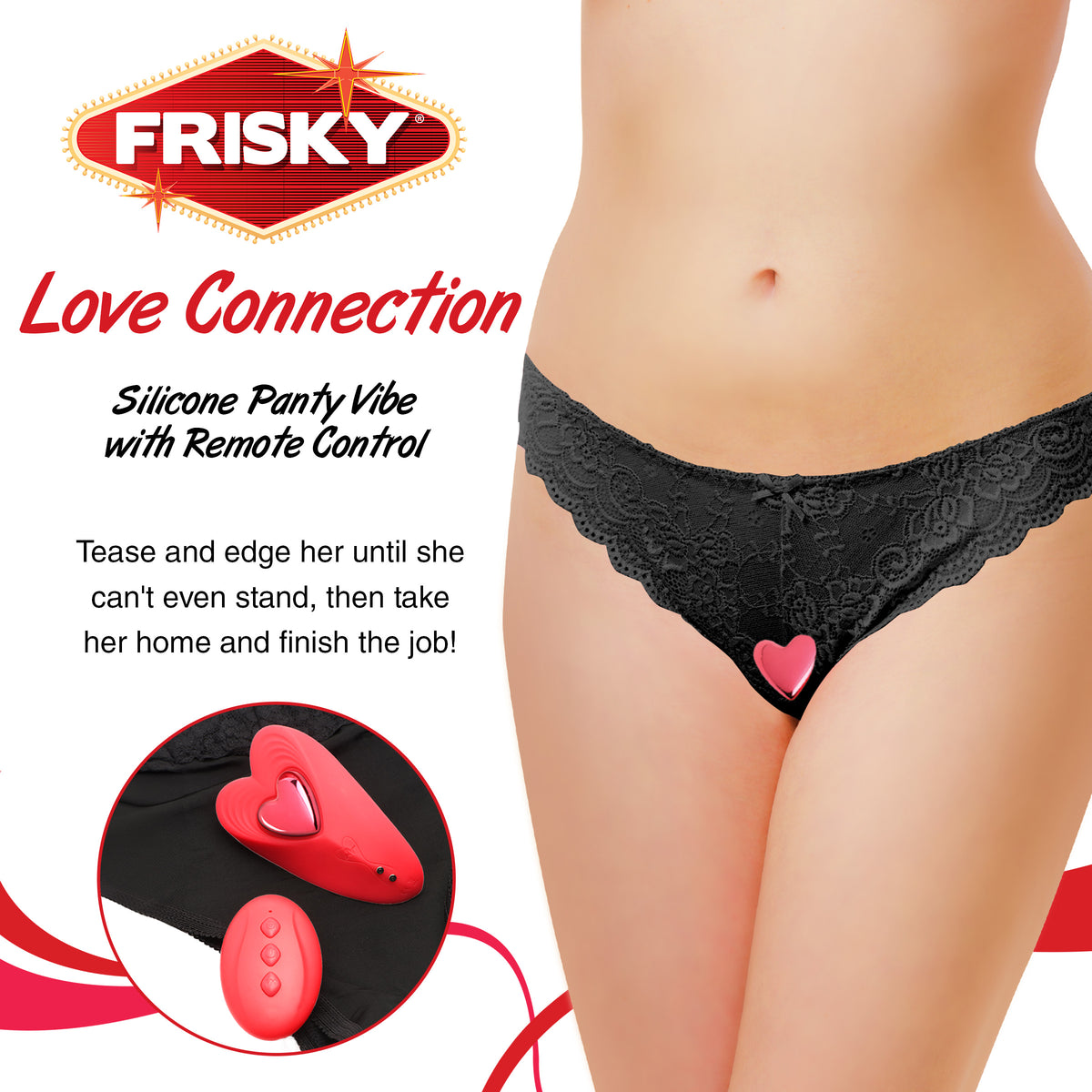 Love Connection Silicone Panty Vibe with Remote Control