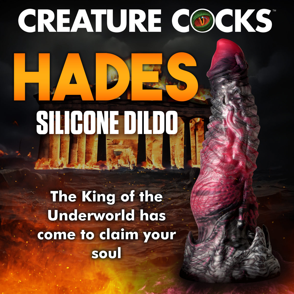 Hades Silicone Dildo - Medium