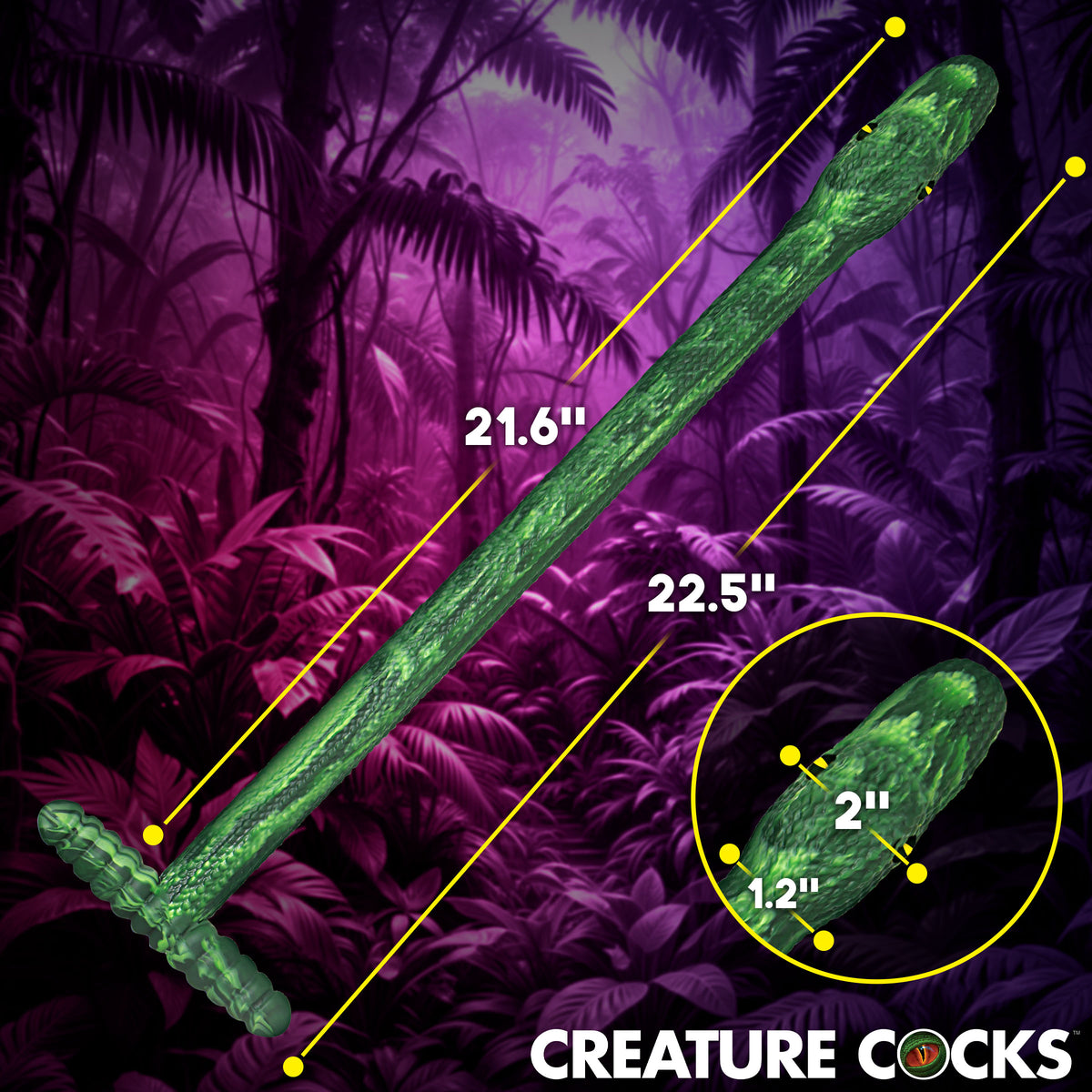 Creature Cocks Slither Silicone Dildo