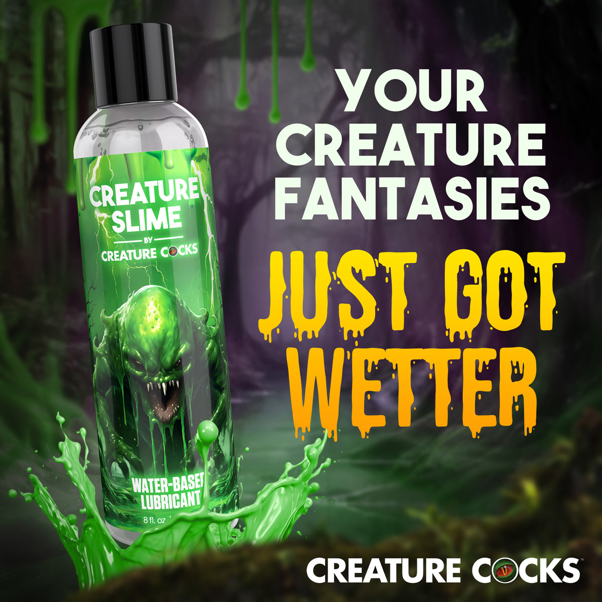 Creature Slime Water-Based Lubricant - 8oz