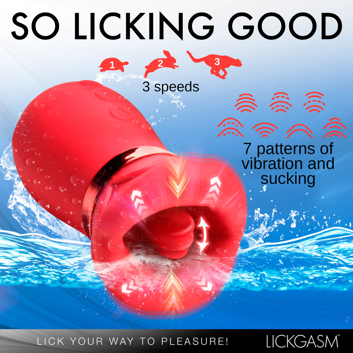 Lickgasm Kiss Me More Vibrating Clitoral Stimulator