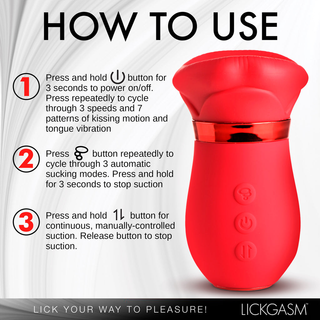 Lickgasm Kiss Me More Vibrating Clitoral Stimulator