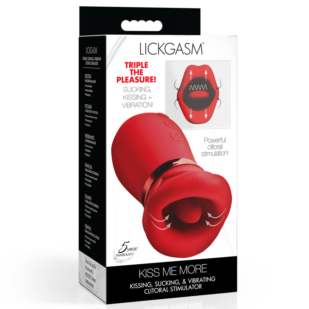 Lickgasm Kiss Me More Vibrating Clitoral Stimulator