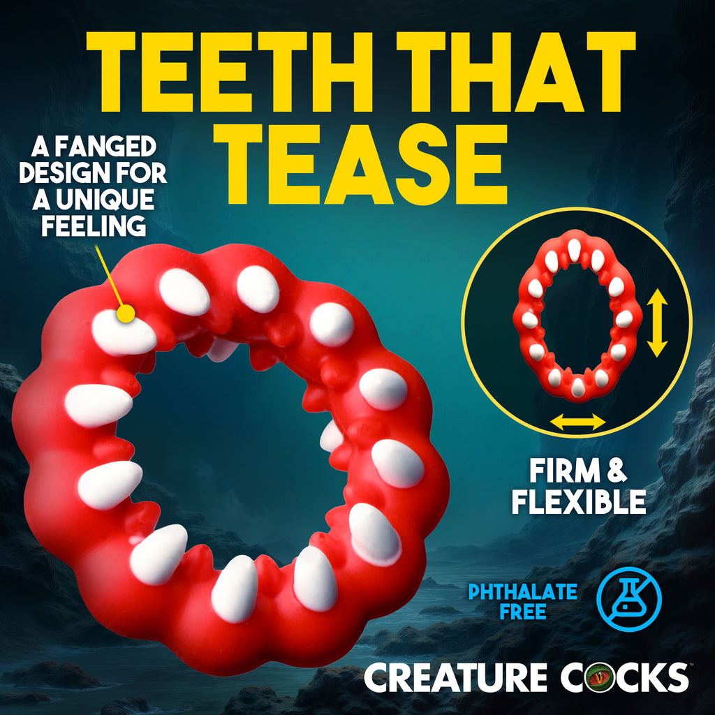 Creature Cocks Fangs Silicone Cock Ring