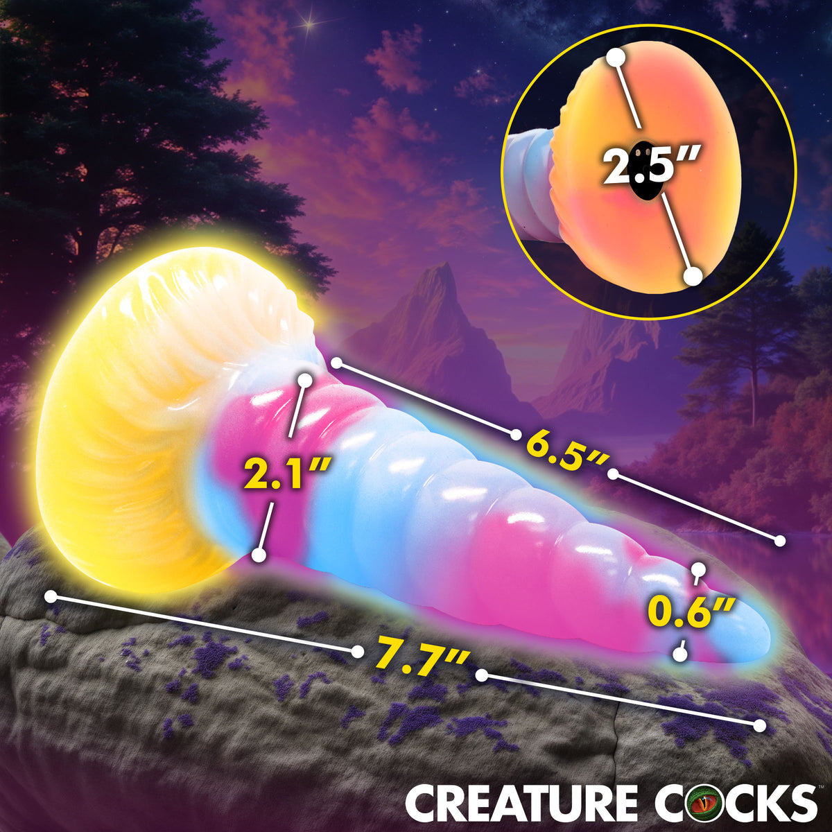 Creature Cocks Unicorn Glow in The Dark