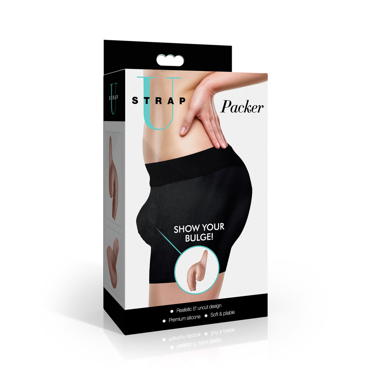 5.1" Uncut Silicone Packer Dildo - Light