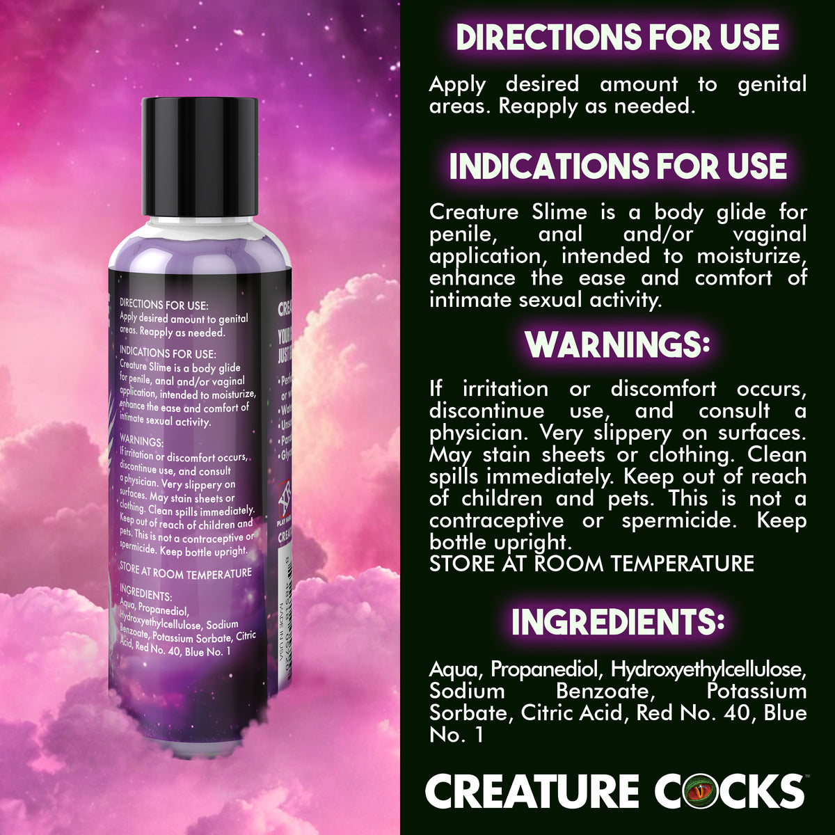 Creature Cocks Creature Slime-Purple 4oz