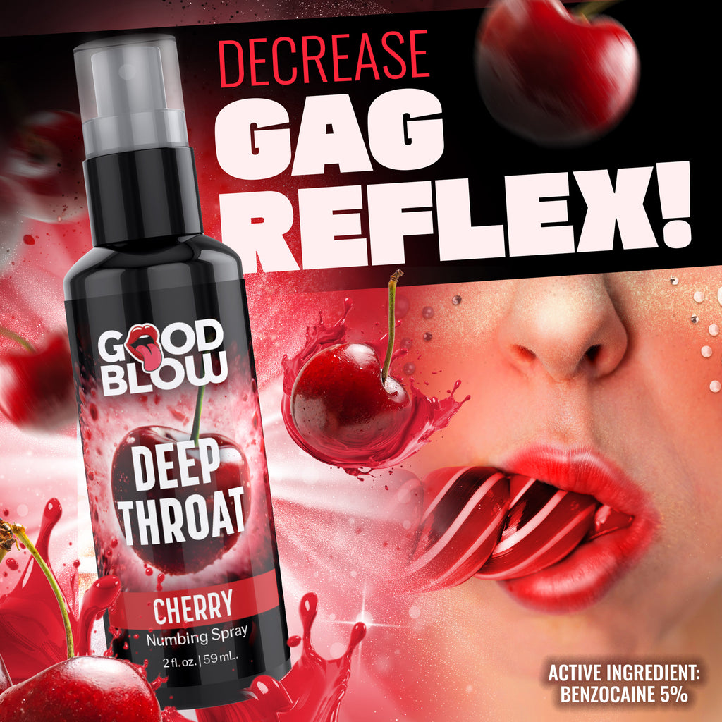 Good Blow Deep Throat Spray-Cherry 2oz