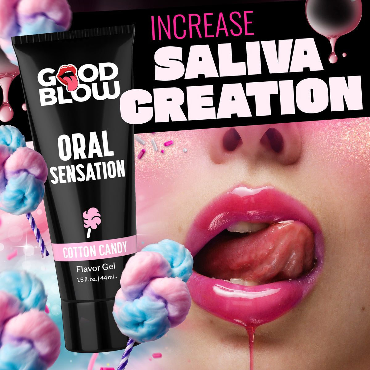 Good Blow Oral Sensation Gel-Cotton Candy