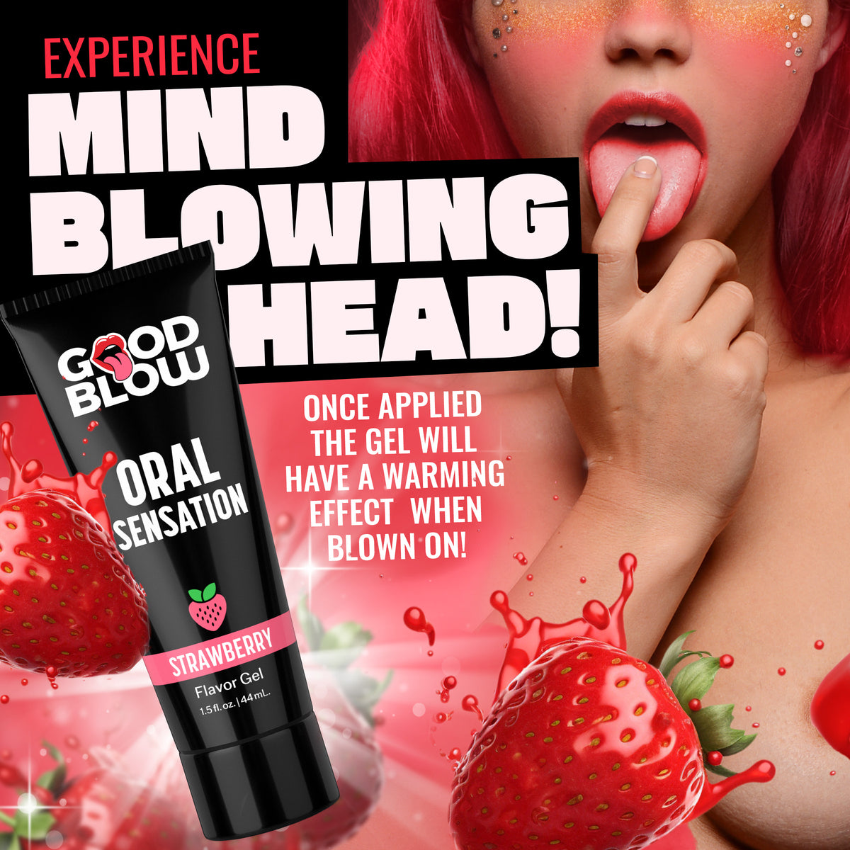 Good Blow Oral Sensation Gel-Strawberry