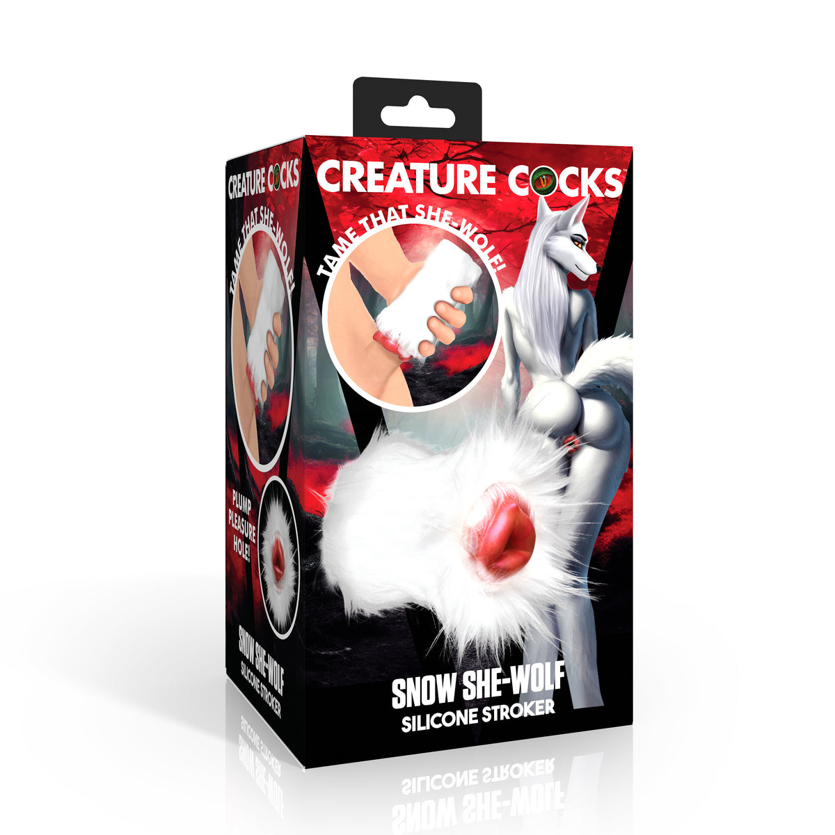 Creature Cocks Snow She Wolf Silicone Stroker