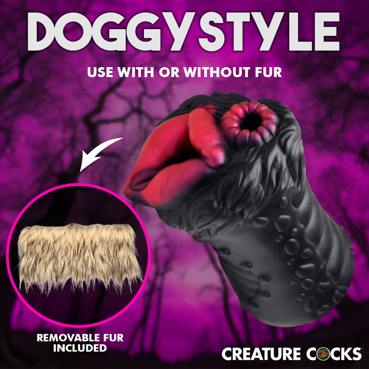 Creature Cocks Savage She Wolf Silicone Stroker