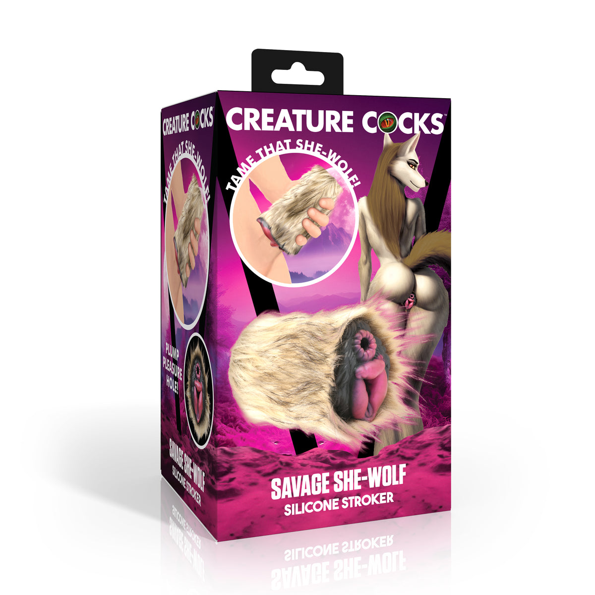 Creature Cocks Savage She Wolf Silicone Stroker