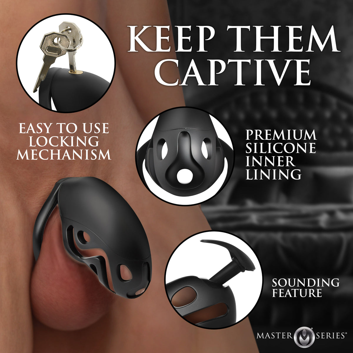 Captor Chastity Cage