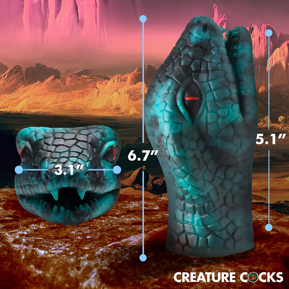 Creature Cocks Serpentine Stroker-Green