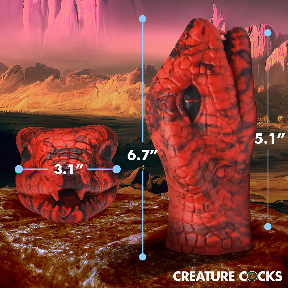 Creature Cocks Serpentine Stroker-Red