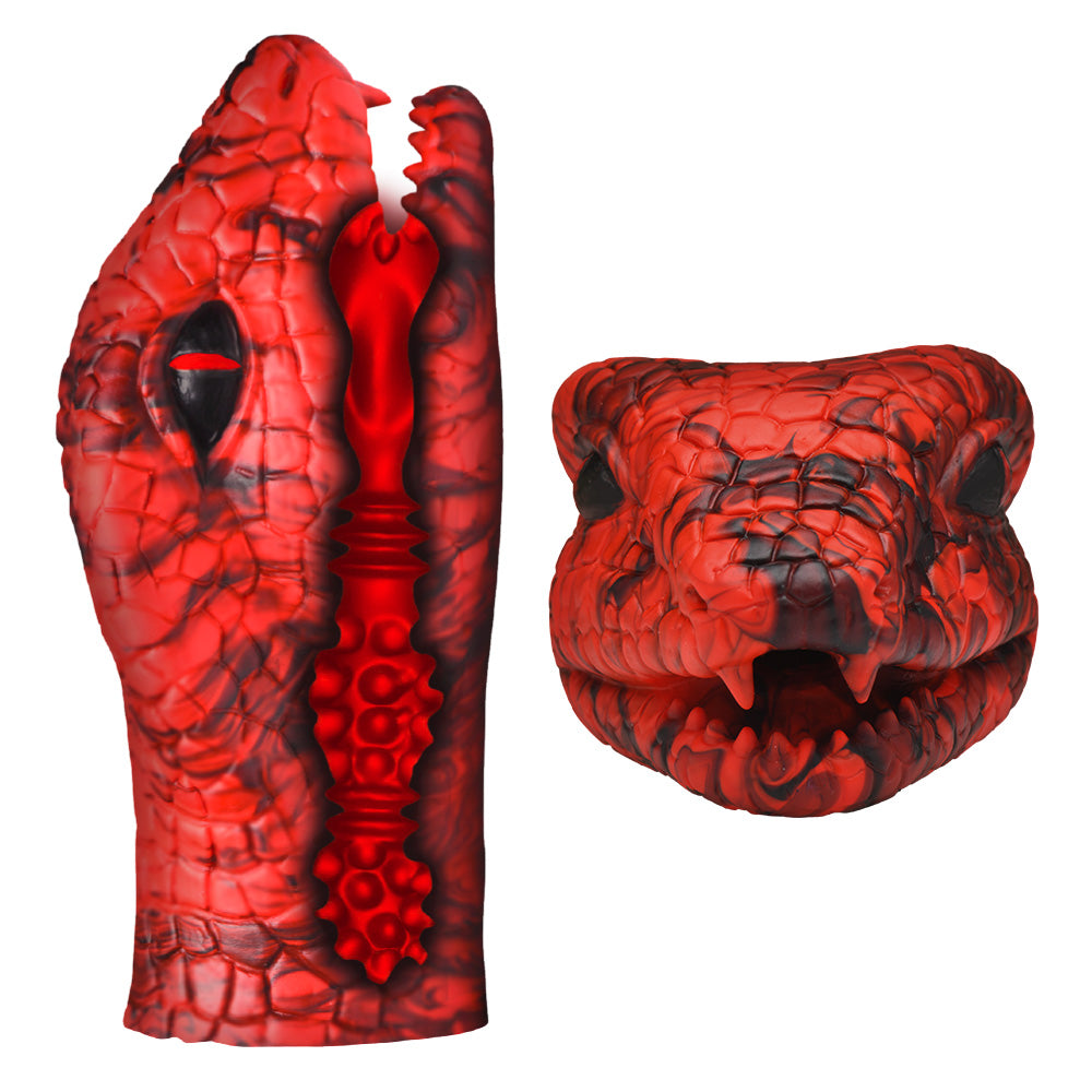 Creature Cocks Serpentine Stroker-Red
