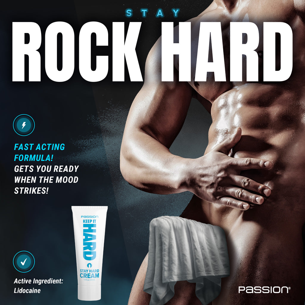 Passion Enhancers Keep it Hard Stay Hard Cream 1.5oz