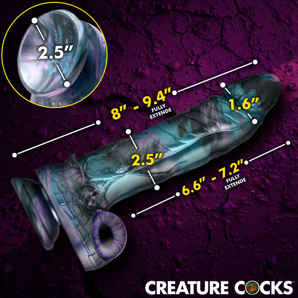 Creature Cocks Astro Thrust Thrusting and Vibrating Silicone Dildo