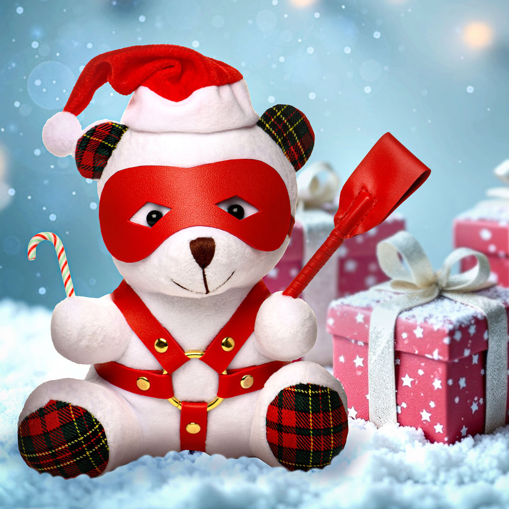 Master Series Holiday Bondage Bear-White