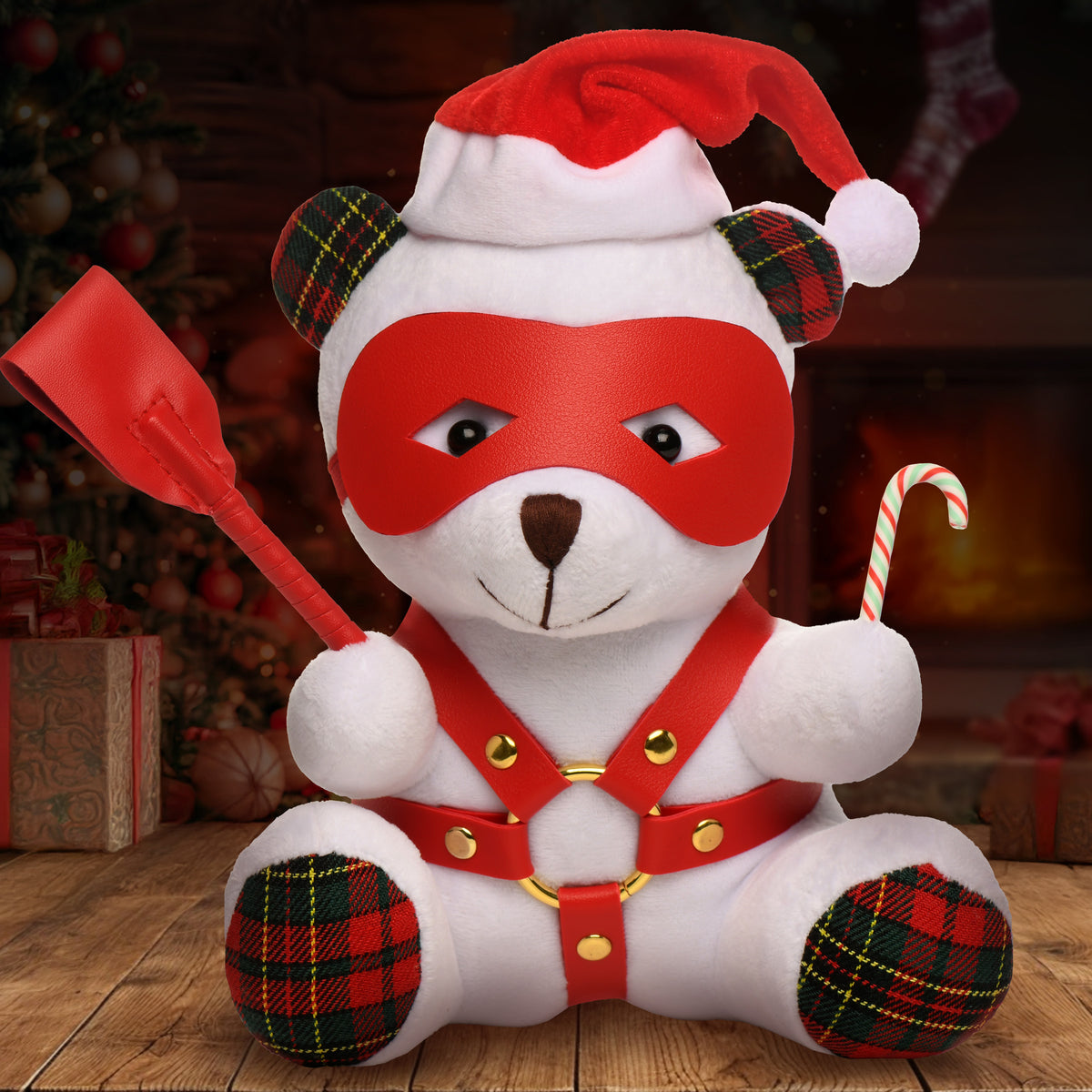 Master Series Holiday Bondage Bear-White