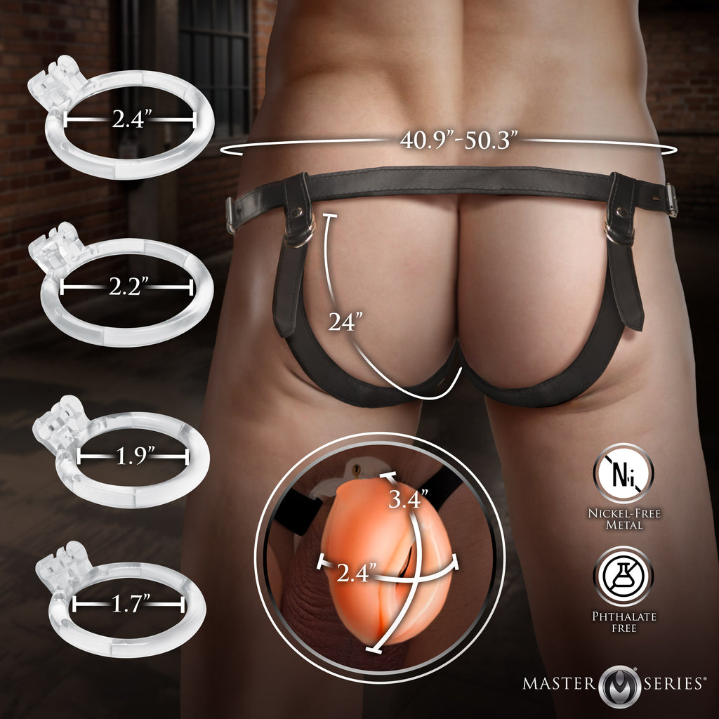 Master Series Pussy Chastity Cage-Light
