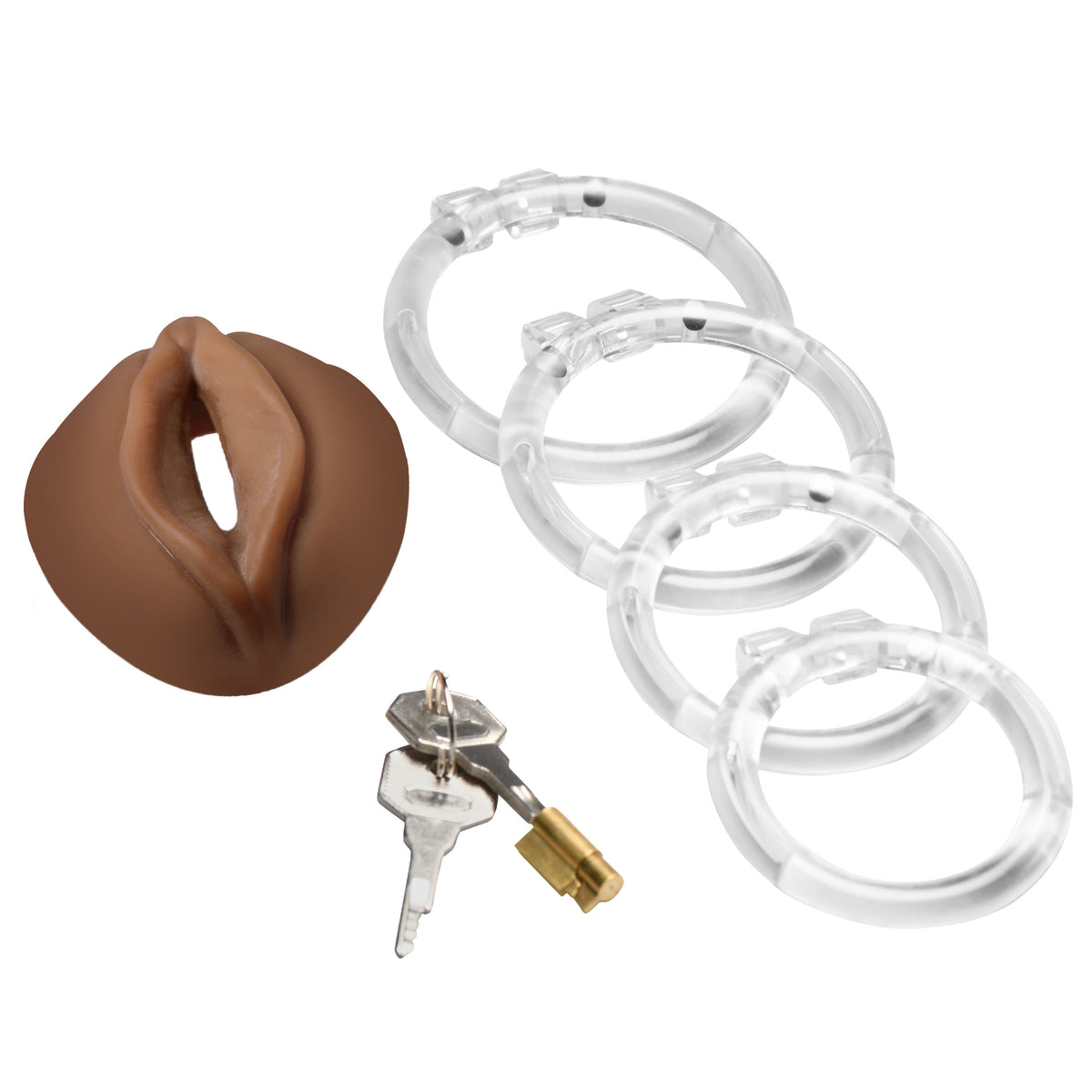 Master Series Pussy Chastity Cage-Medium