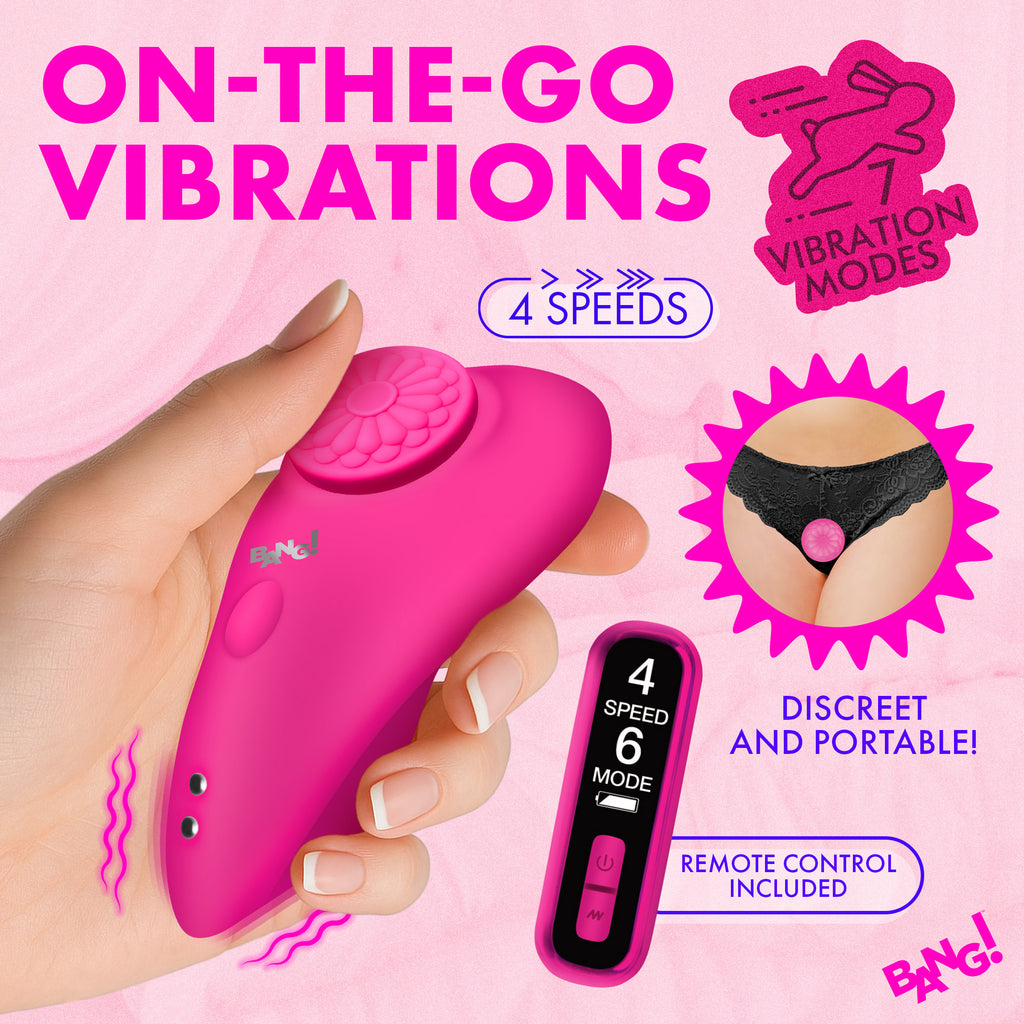 Bang! Silicone Panty Vibe with Digital Remote