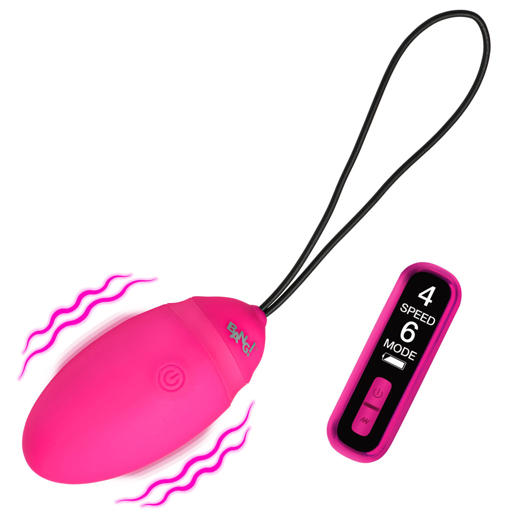 Bang! Vibrating Silicone Egg with Digital Remote