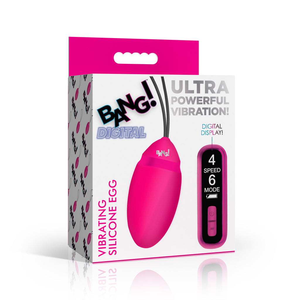 Bang! Vibrating Silicone Egg with Digital Remote