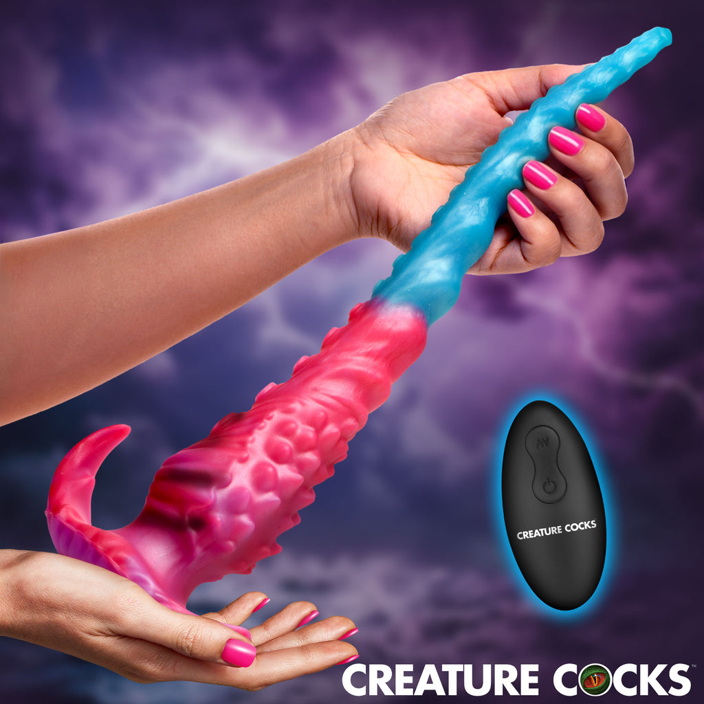 Vibropus Vibrating Silicone Dildo
