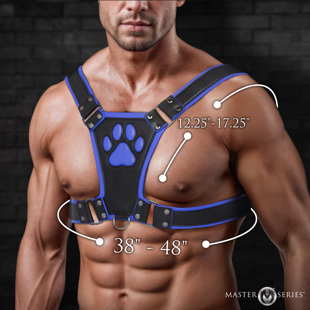 Alpha Pup Bulldog Harness - Blue