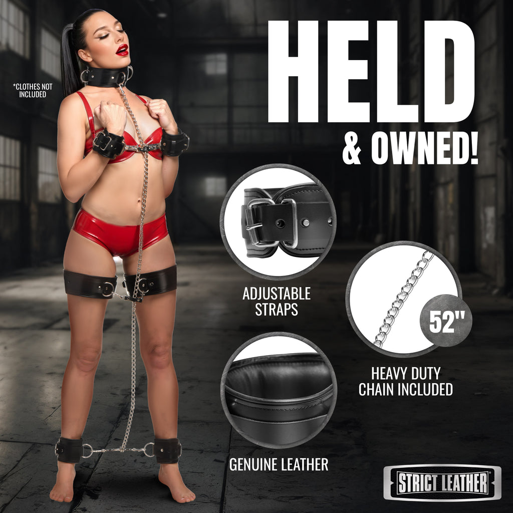 Leather Bondage Set