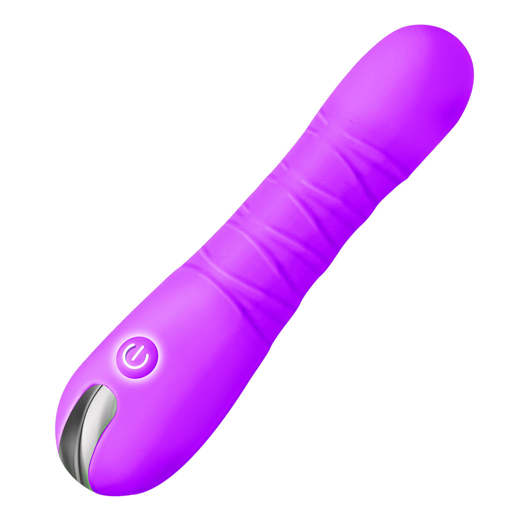 Bang! Thrusting Silicone Dildo-Purple