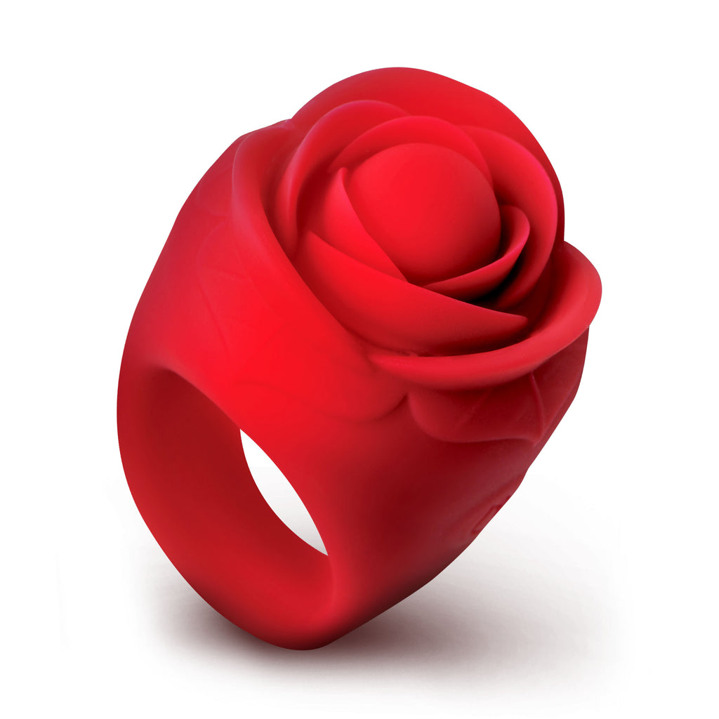 Rose Ring Discreet Finger Vibrator