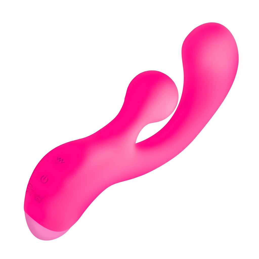 Bang! Gyro Rabbit Silicone Vibrator-Pink