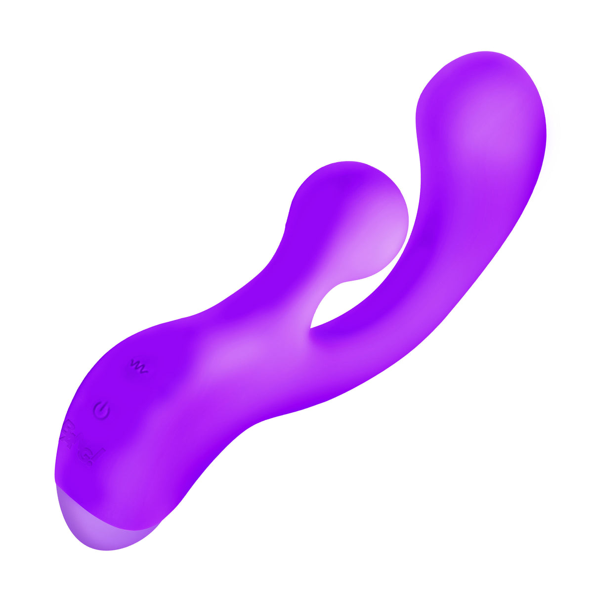 Bang! Gyro Rabbit Silicone Vibrator-Purple