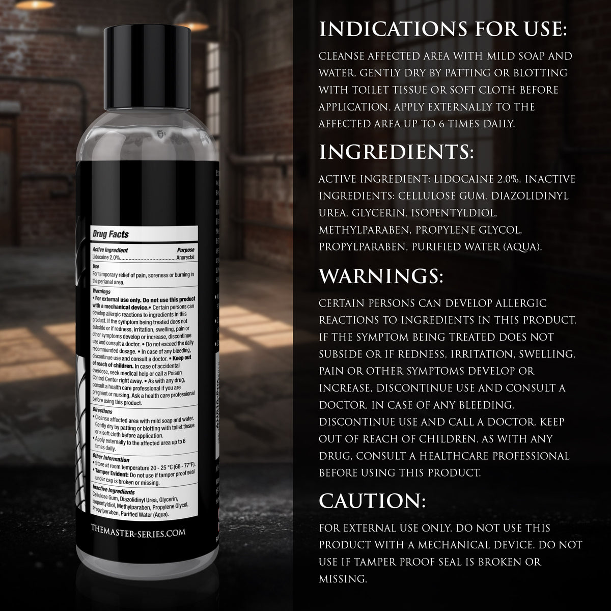 Master Series Fisting Lubricant 8oz