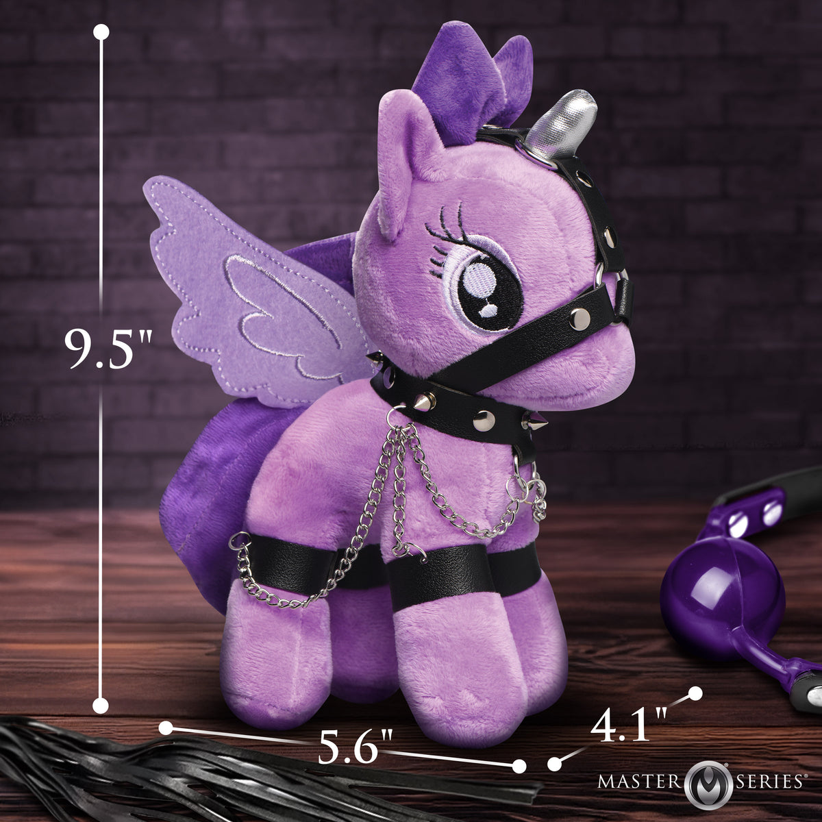 Master Series Bondage Pony-Raven Plum