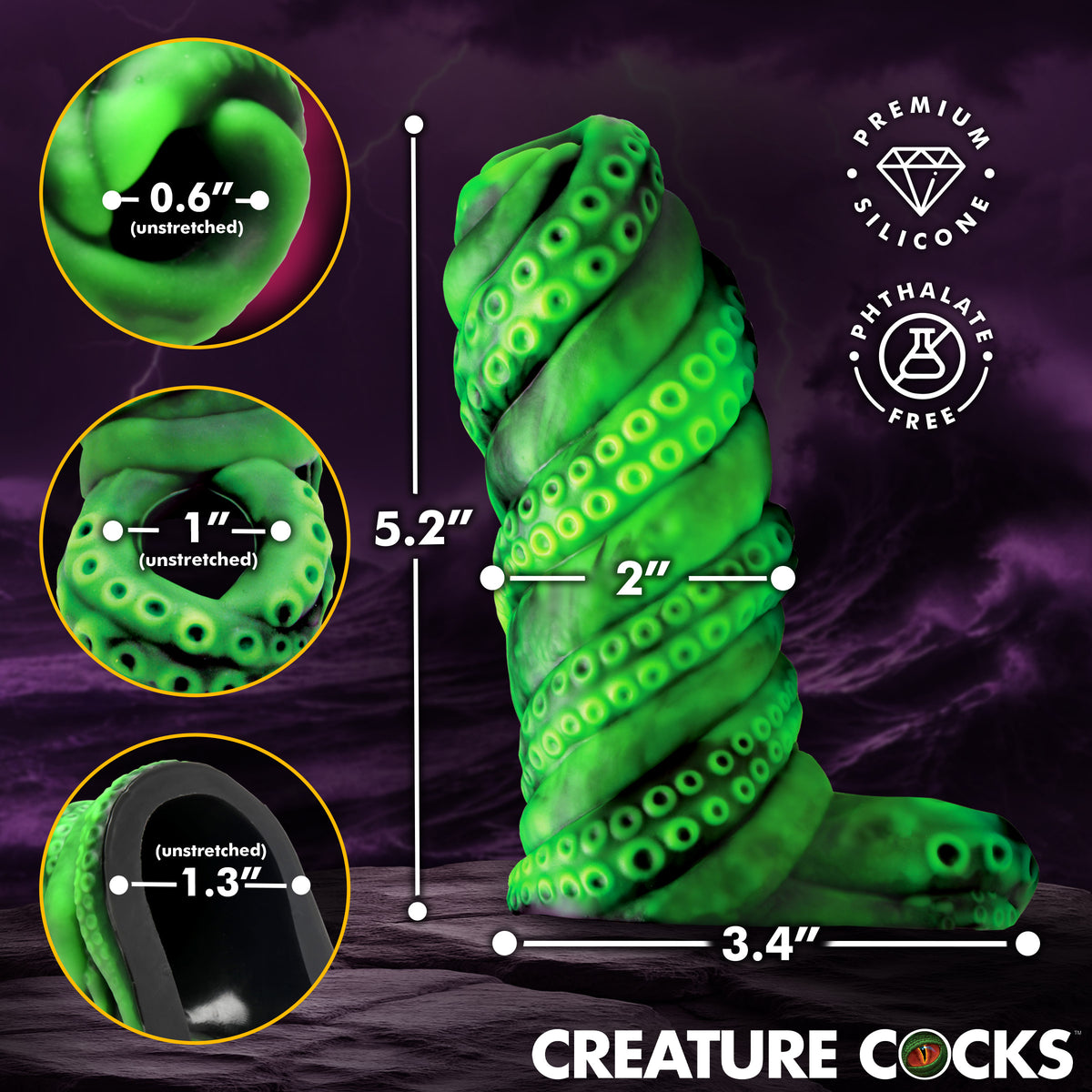 Creature Cocks Tenta Girth Silicone Penis Enhancer