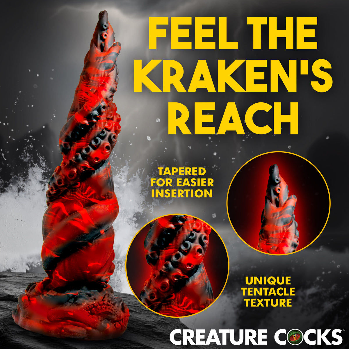 Kraken Spawn Tentacle Silicone Dildo