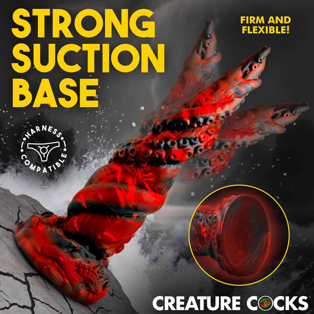 Kraken Spawn Tentacle Silicone Dildo