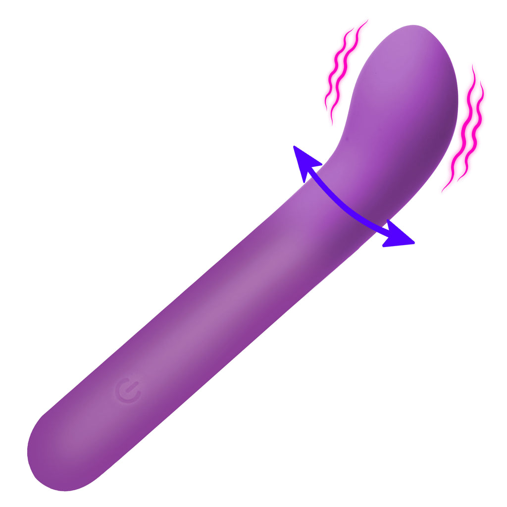 Bang! G-Spot Flexible Silicone Vibrator-Purple